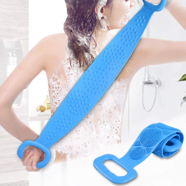 Silicone Back Scrubber Belt Perfect for Daily Shower Use